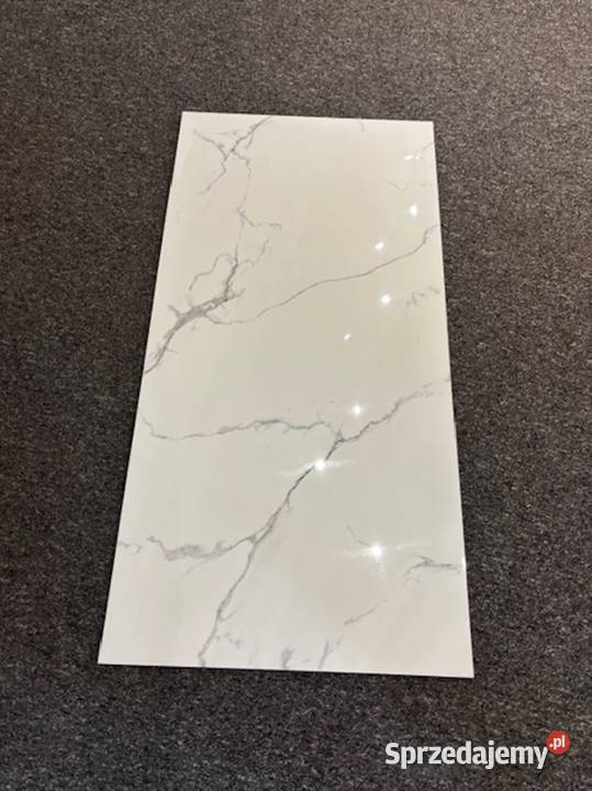 gres poler 60x120 Marmur biały Stone carrara Lux Zakopane