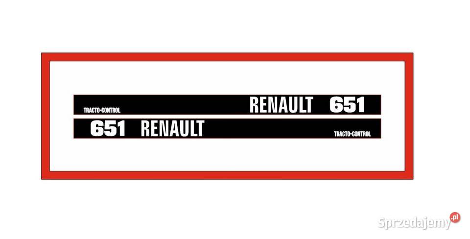 Naklejki Renault 651 Traktor Ciągnik Rolniczy Pozostałe kujawsko-pomorskie Włocławek