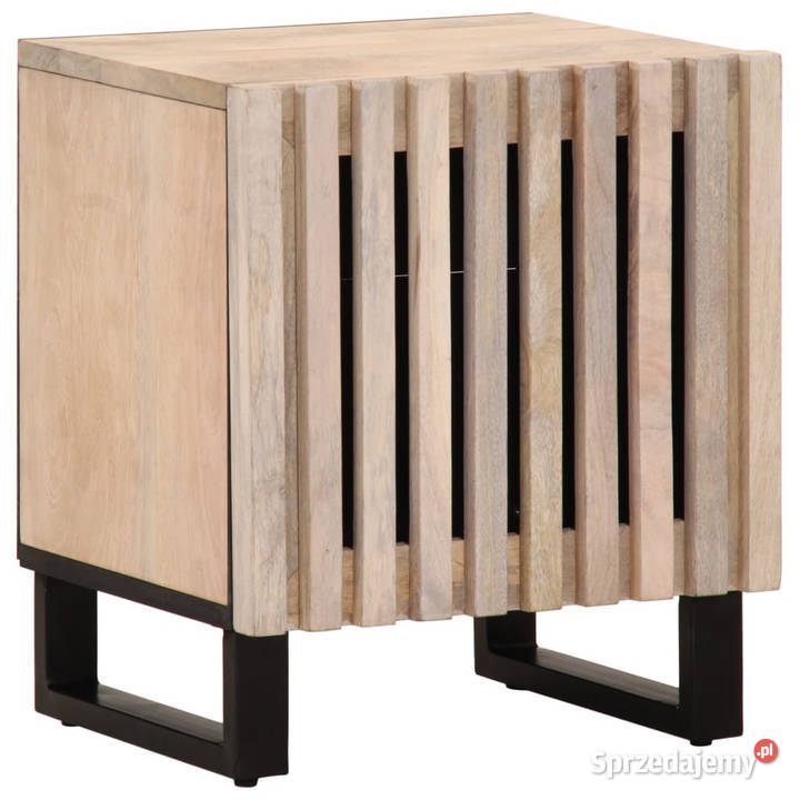Szafki nocne 2 40x34x46 bielone drewno mango sprzedam