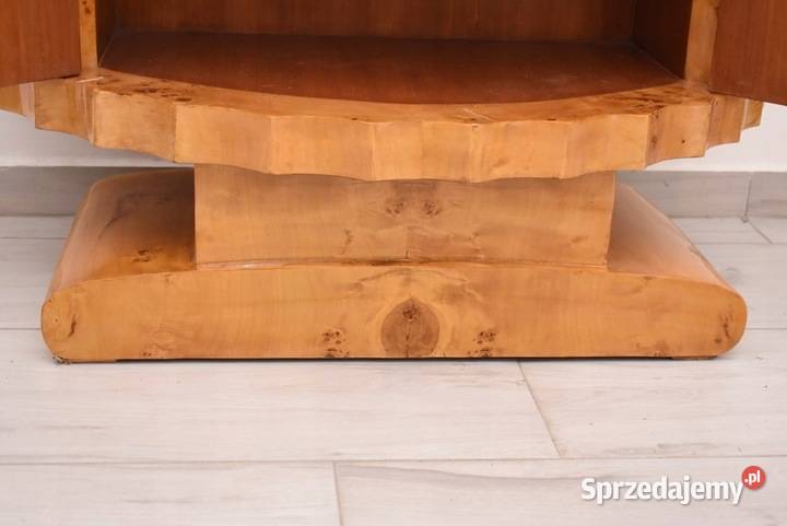 Drewniana Komoda Styl Art Deco Gięte Drewno Meble Kraków