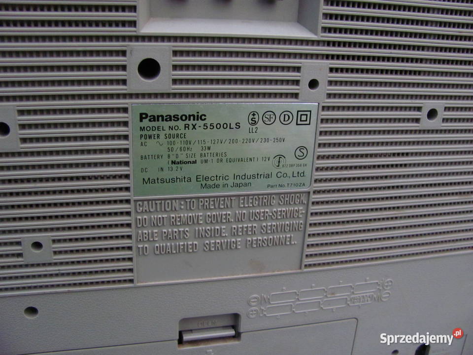 Radio radiomagnetofon przenośny Panasonic RX5500 Łódź