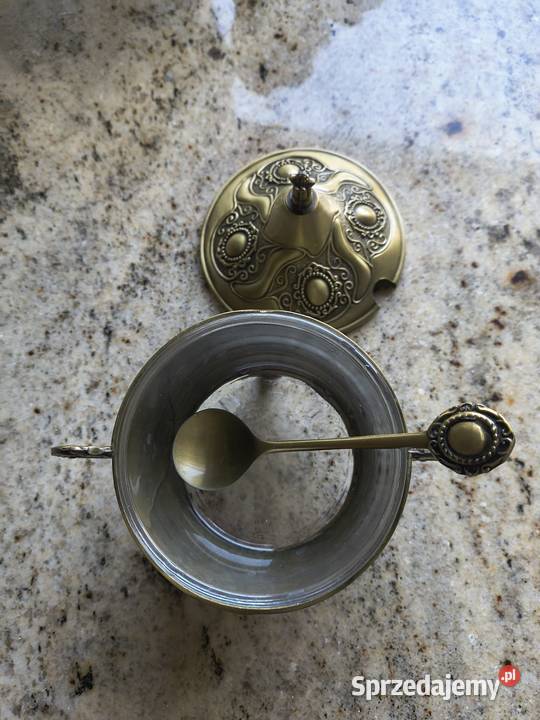 Platerowana cukiernica stare złoto Summer P Będzin sprzedam