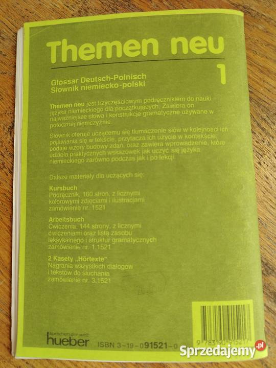 Themen aktuell 1 A1 Deutsch als Fremdsprache CD Rok wydania 2009 Kraków