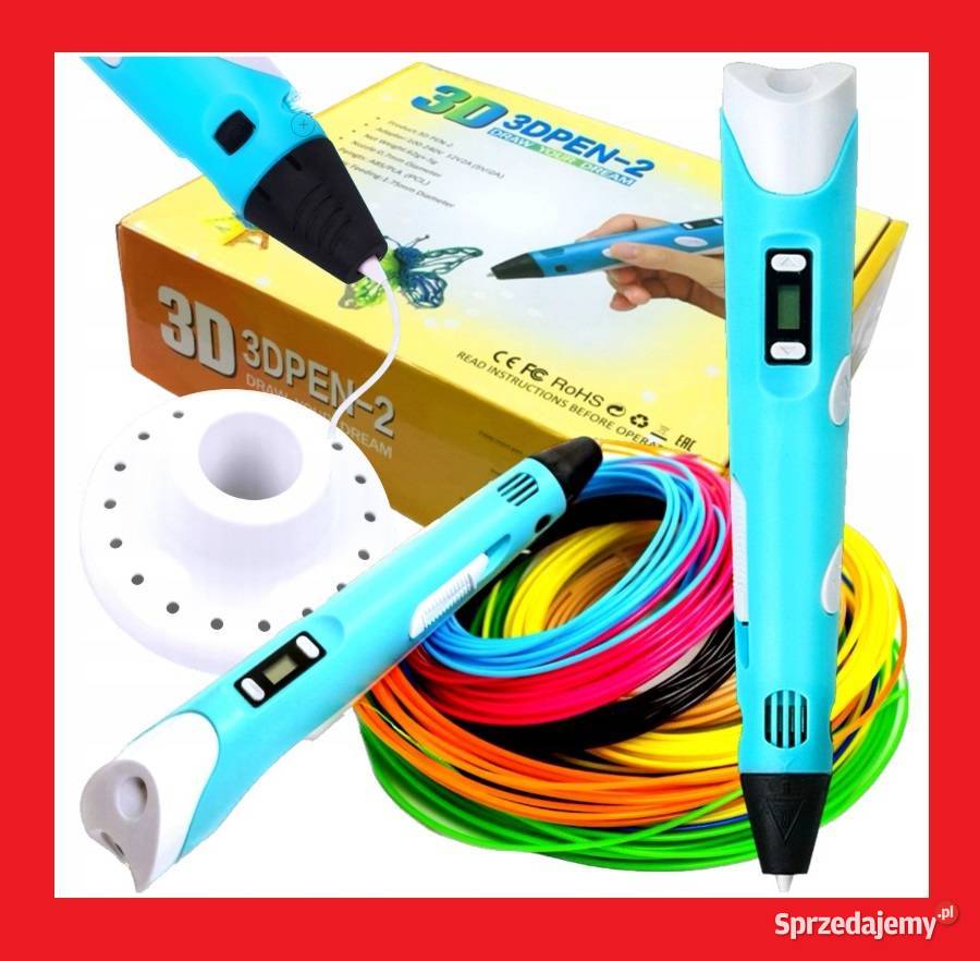 3D DŁUGOPIS DRUKARKA PEN ZESTAW WKŁADY PLA 1000 Toruń