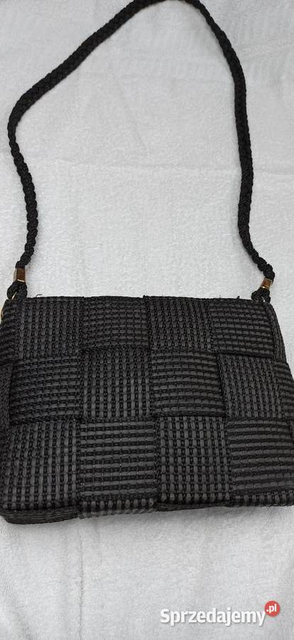 Torebka czarna patchwork made in italy włoska Dla kobiet Stalowa Wola sprzedam