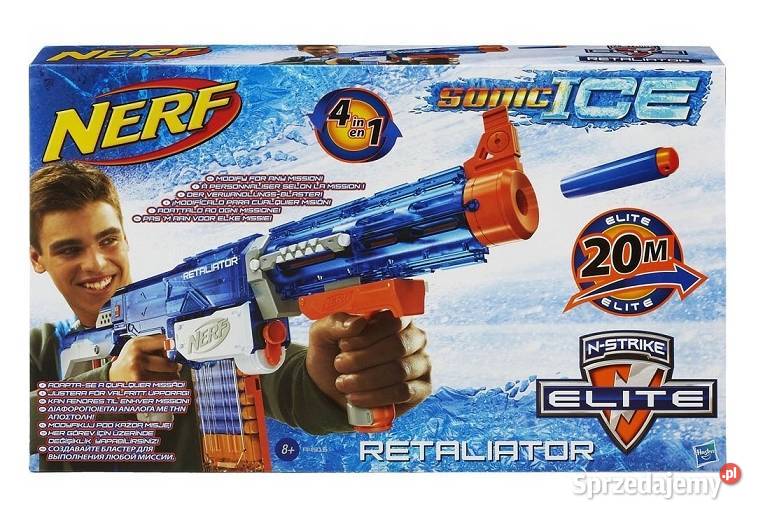 NERF ELITE MODULUS RETALIATOR SONIC ICE KARABIN 9m+ Aleksandrów Łódzki