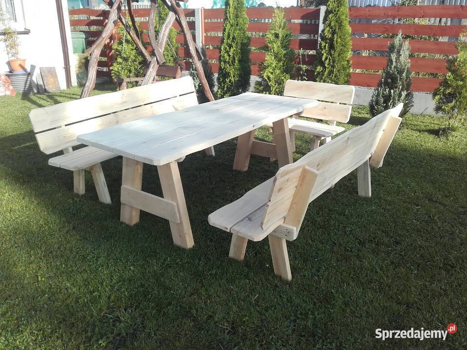 Meble ogrodowe Stoł z Ławkami 170X80 999zl