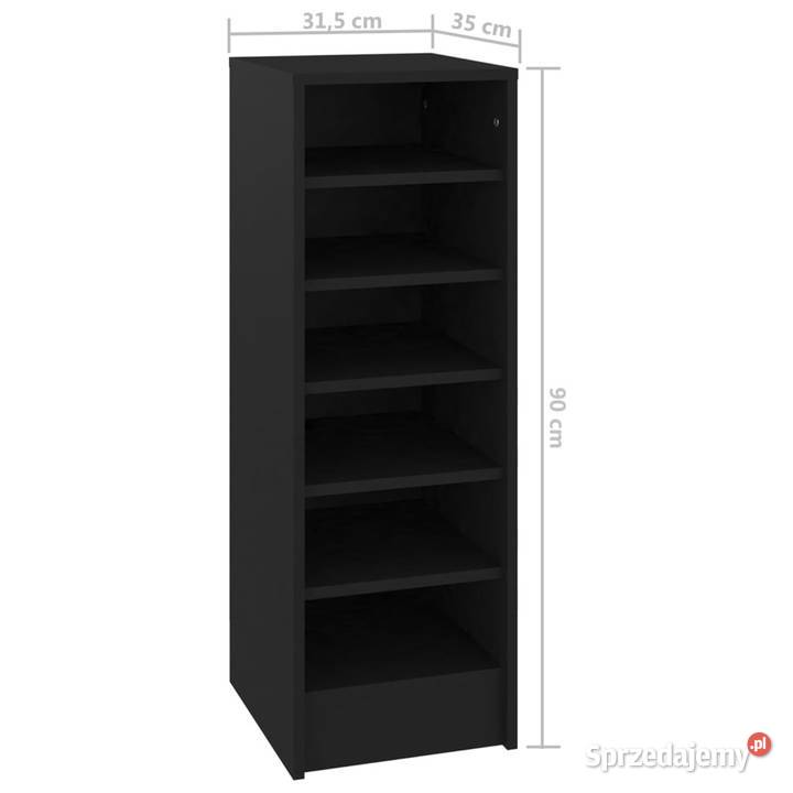 Szafka na buty czarna 315x35x90 materiał Warszawa