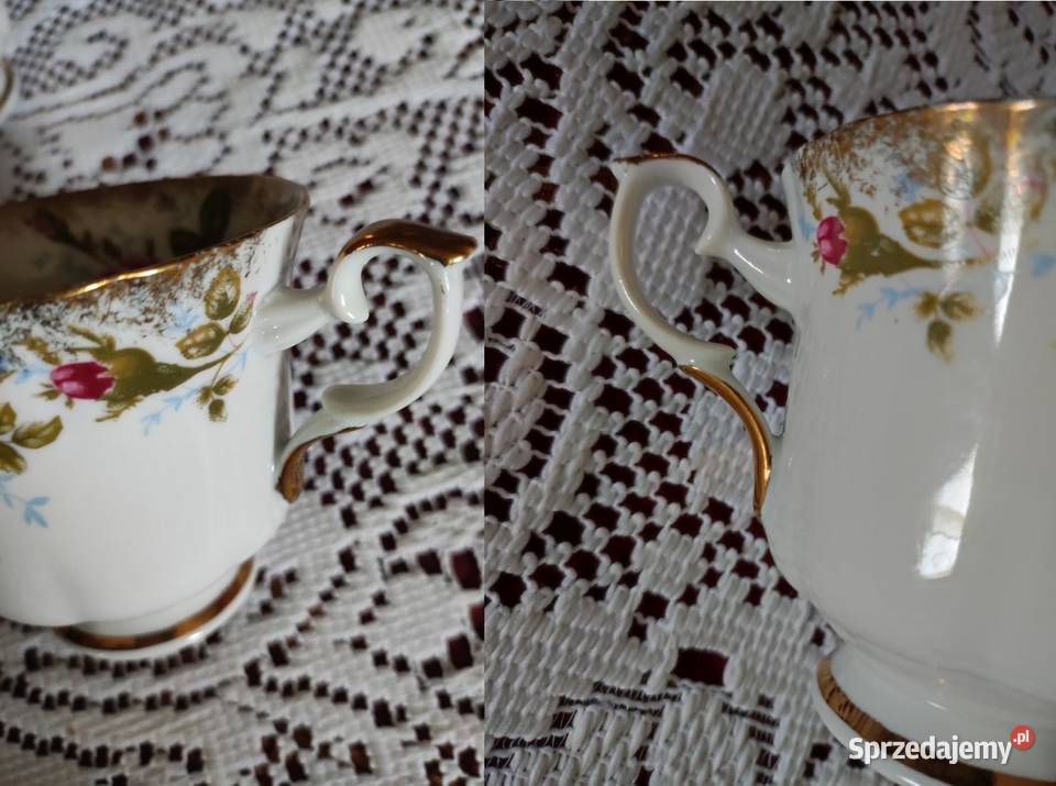 filiżanka Złocona złota Róża Iwona Chodzież świętokrzyskie sprzedam