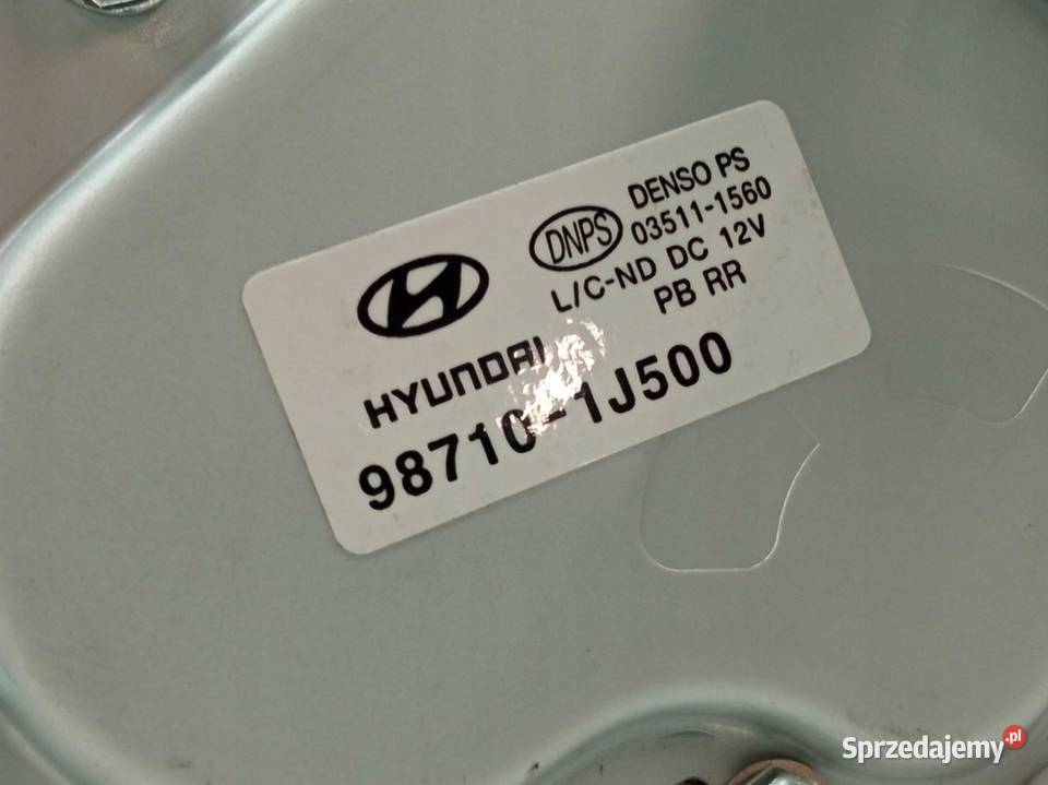 SILNICZEK WYCIERACZKI TYŁ 987101J500 Hyundai i20 Silniki wycieraczek świętokrzyskie