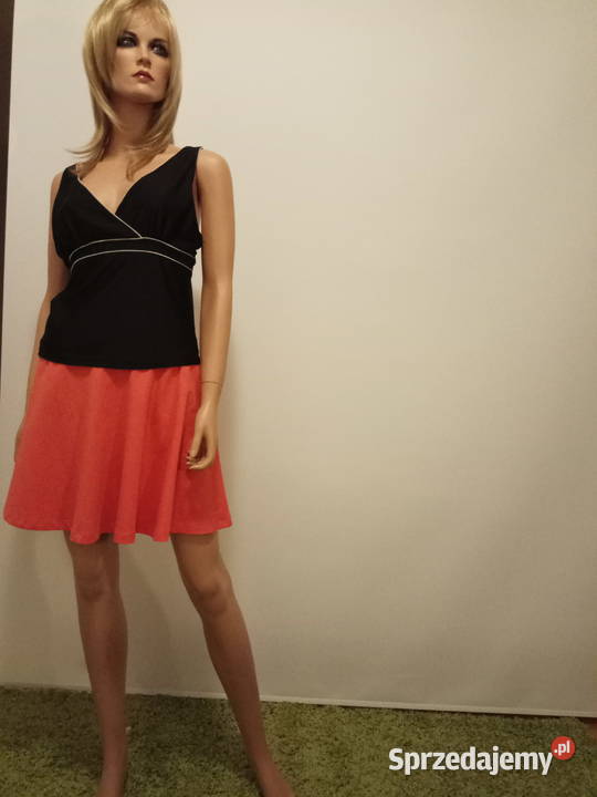 Komplet biało czarny r 44 Rozmiar 44(XXL) Pszczyna