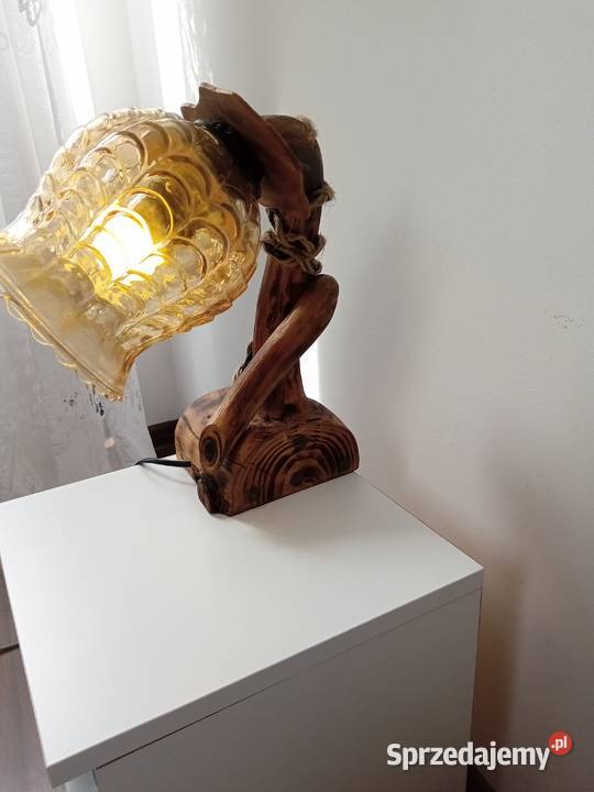 Lampka nocna drewniana Skarżysko-Kamienna