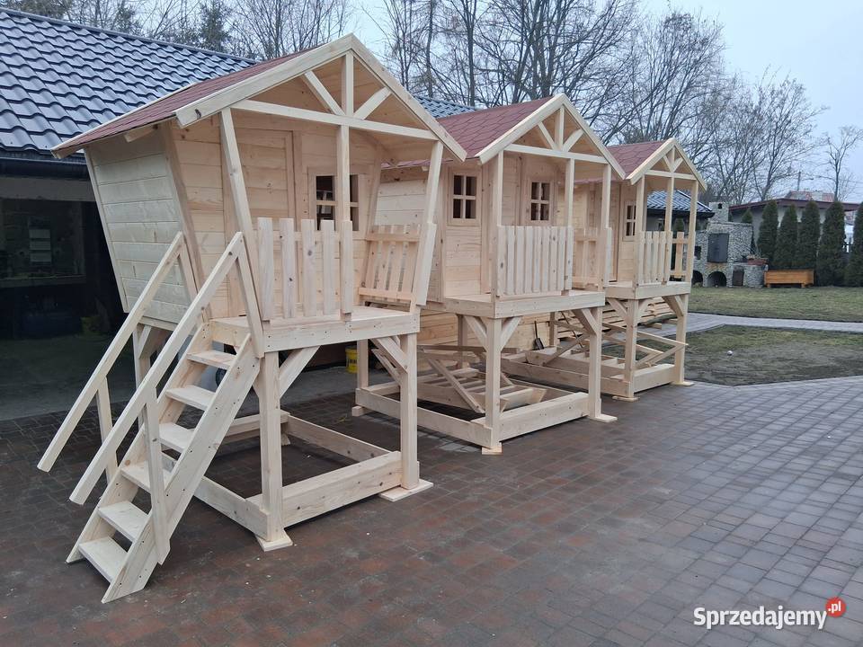 Domek drewniany plac zabaw dzieci Dębica
