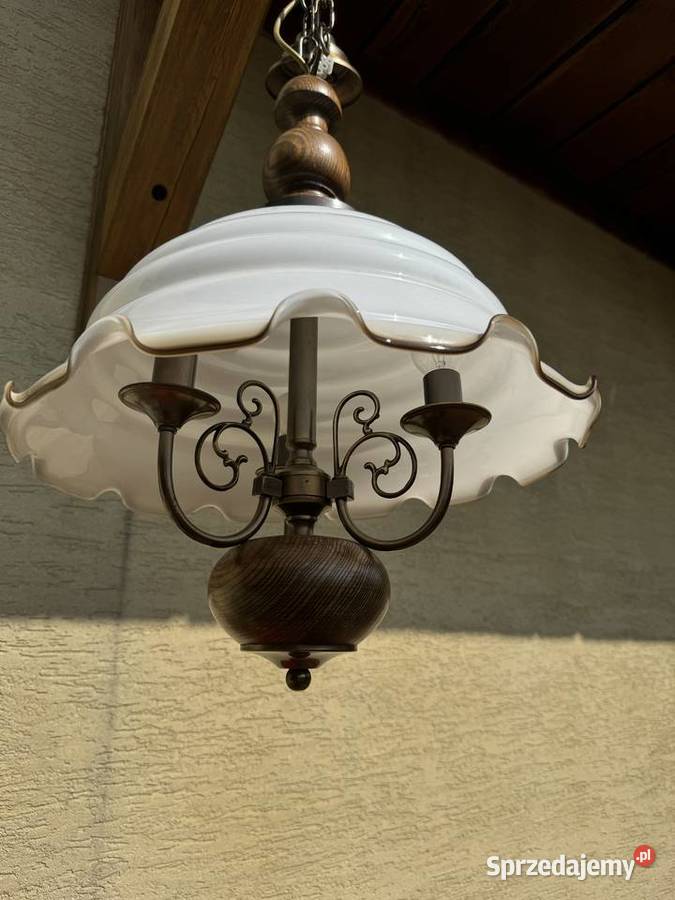 Lampa wisząca stylowa żyrandol świeczkowy zwis mazowieckie Garwolin