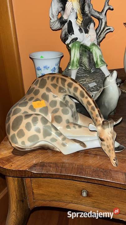 Żyrafa Lomonosov Figurka Leżąca Gdańsk