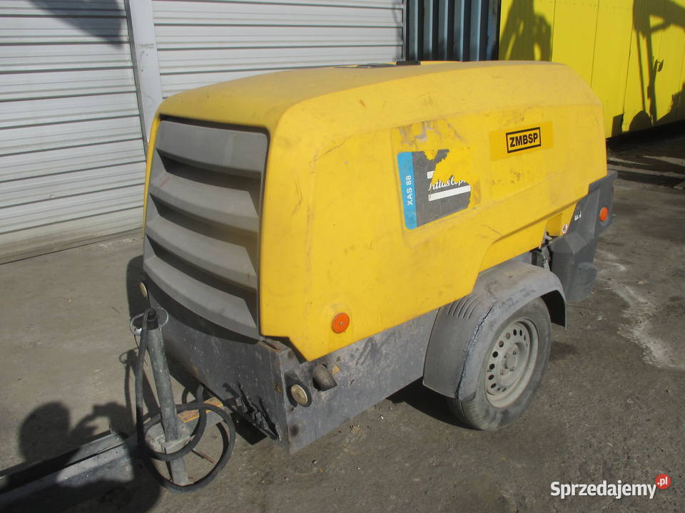 Sprężarka śrubowa przewoźna Atlas Copco XAS88 KD Rok produkcji 2019 wielkopolskie