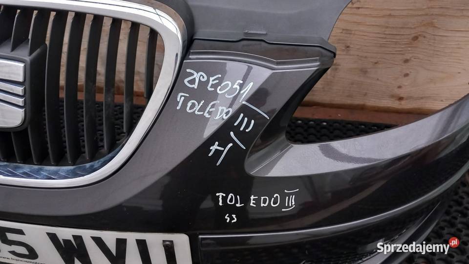SEAT TELODO III ALTEA I ZDERZAK PRZÓD HALOGEN wielkopolskie Zbierkowo