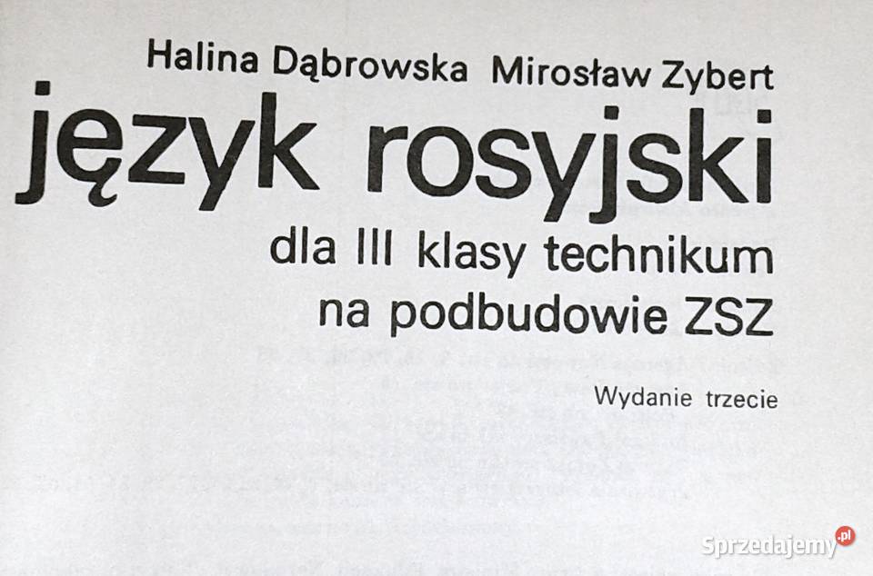 Język rosyjski kl 3 H Dąbrowska Pozostałe lubelskie