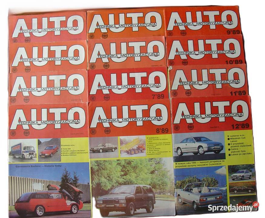 Auto Technika Motoryzacyjna pełny Rocznik 1989 łódzkie Łódź