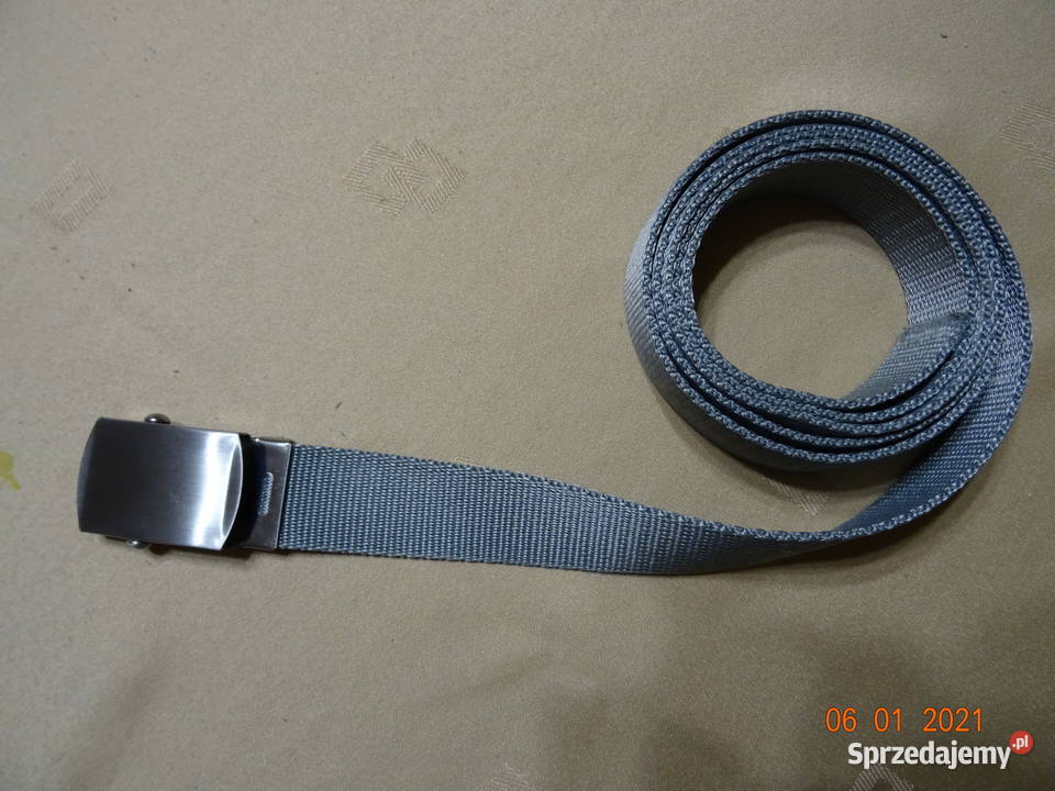 Pasek męski szary 162 Łódź sprzedam