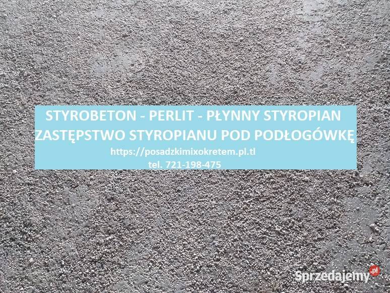 Styrobeton izolacje podłogowe pod posadzkę Kompleksowe usługi budowlane mazowieckie Warszawa usługi budowlane