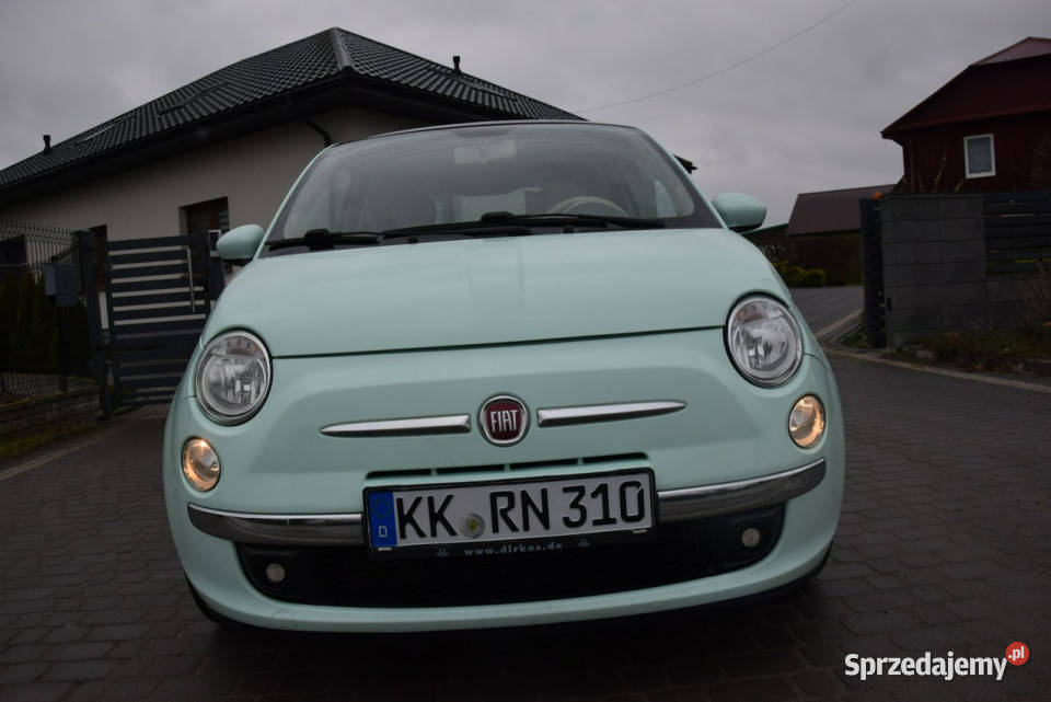 Fiat 500 09B 2014r Klima Panorama 2 KPL KÓŁ garażowany Majdan Sieniawski