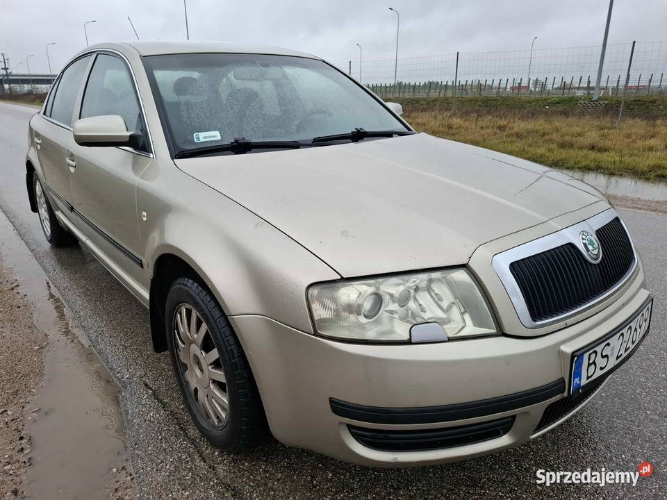 Skoda Superb 19 TDI 2005r 116 312000km podlaskie Suwałki