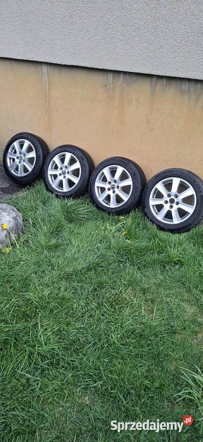 Alufelgi Borbet 5x108 Ford Focus 205 55 16 Czarne Błoto