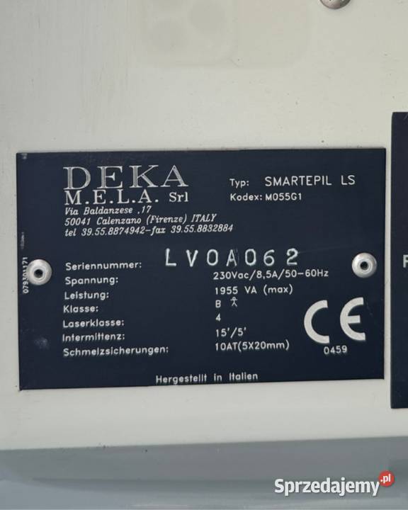 DEKA Smartepil LS Laser do depilacji Medyczny