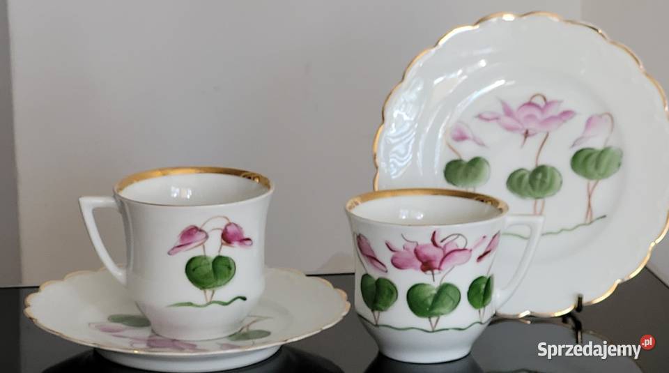 Zabytkowa śląska porcelana KPM Krister ręcznie Antyki Kraków
