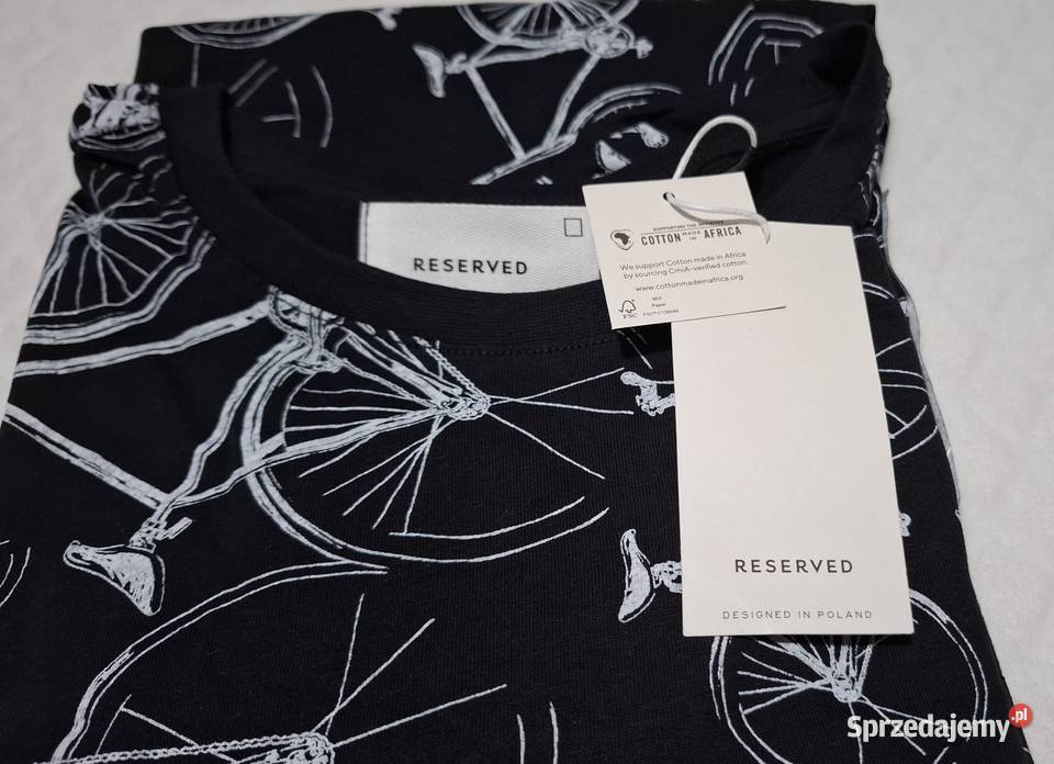 Koszulka krótki rękaw Tshirt Reserved XXL czarna sprzedam