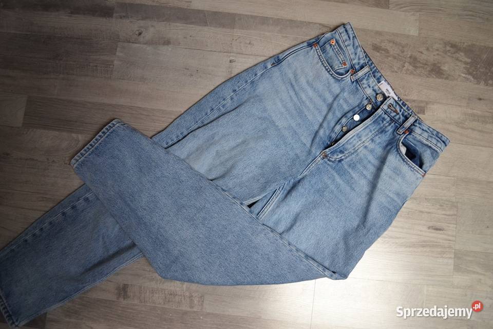 Mom jeans MNG Denim M jasne jeansy spodnie Toruń