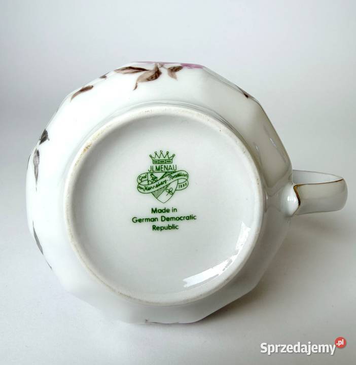 Pękaty mlecznik Ilmenau Porcelana NRD Motyw Kraków