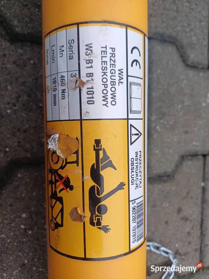 Wał przegubowoteleskopowy Waryński 10101560 mm Pozostałe Wodzisław Śląski