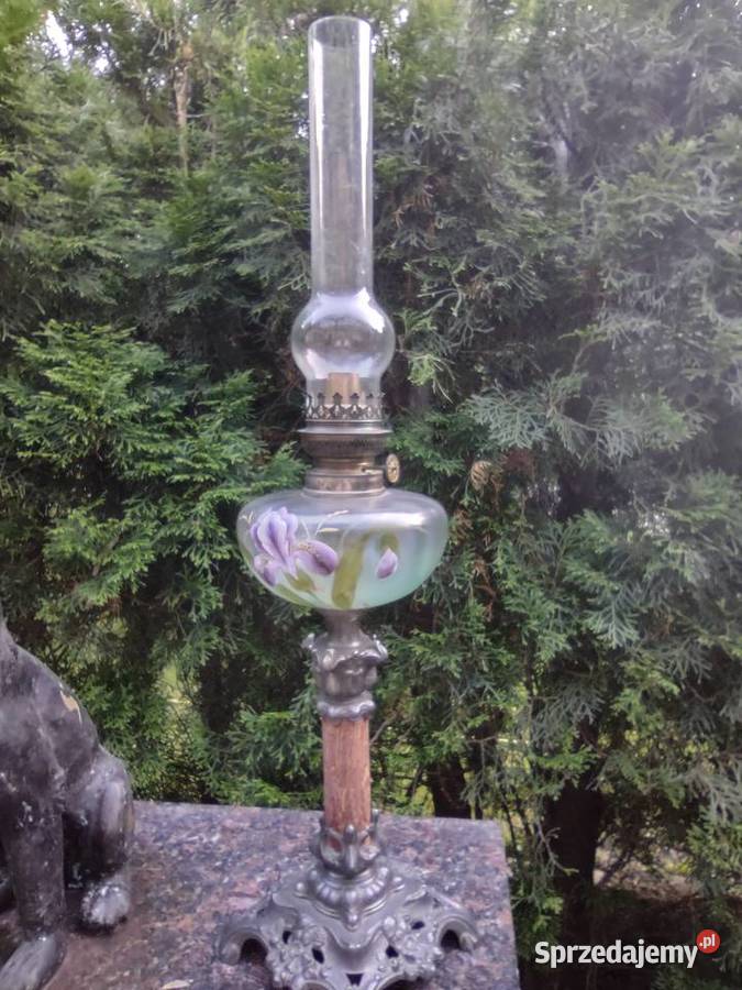 Antyk lampa naftowa Francja Depose Gniezno