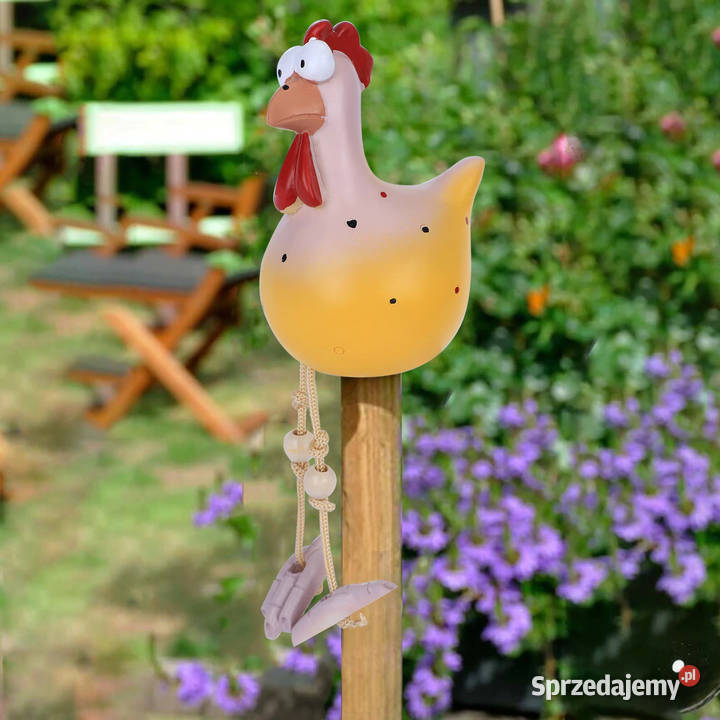 Ozdoba ogrodowa kurczak Hilde z żywicy Zawiercie