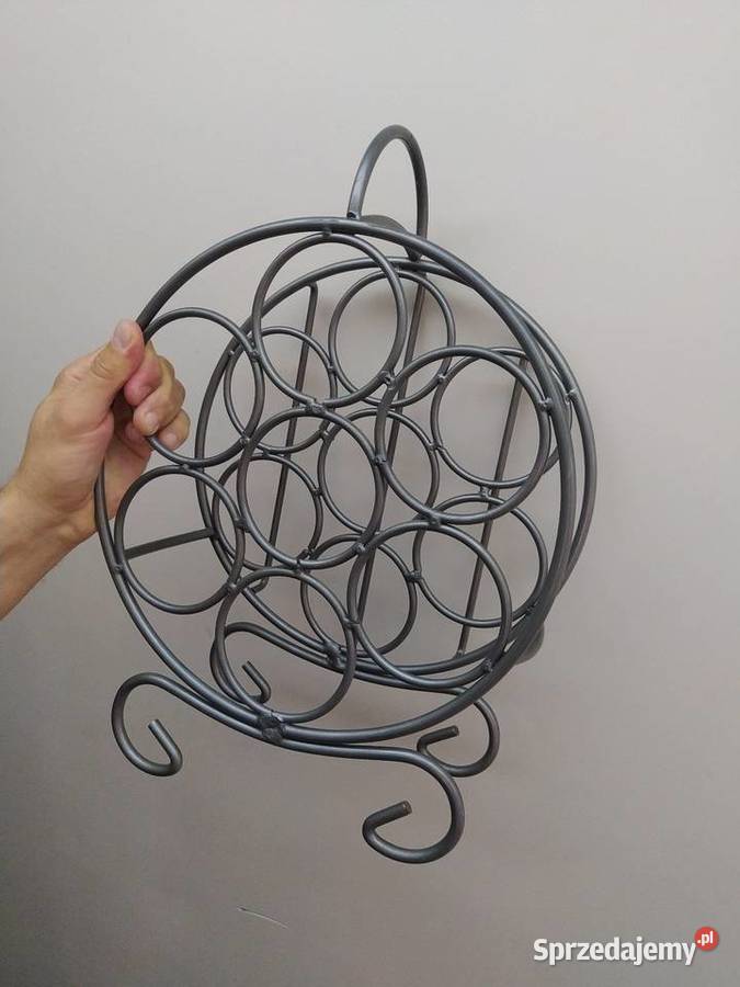 Metalowy stojak na wina regał winiarski małopolskie Kraków