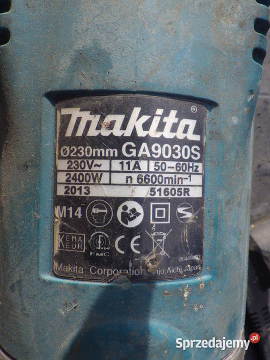 Szlifierka kątowa 2400W 230mm MAKITA GA9030S Rzeszów