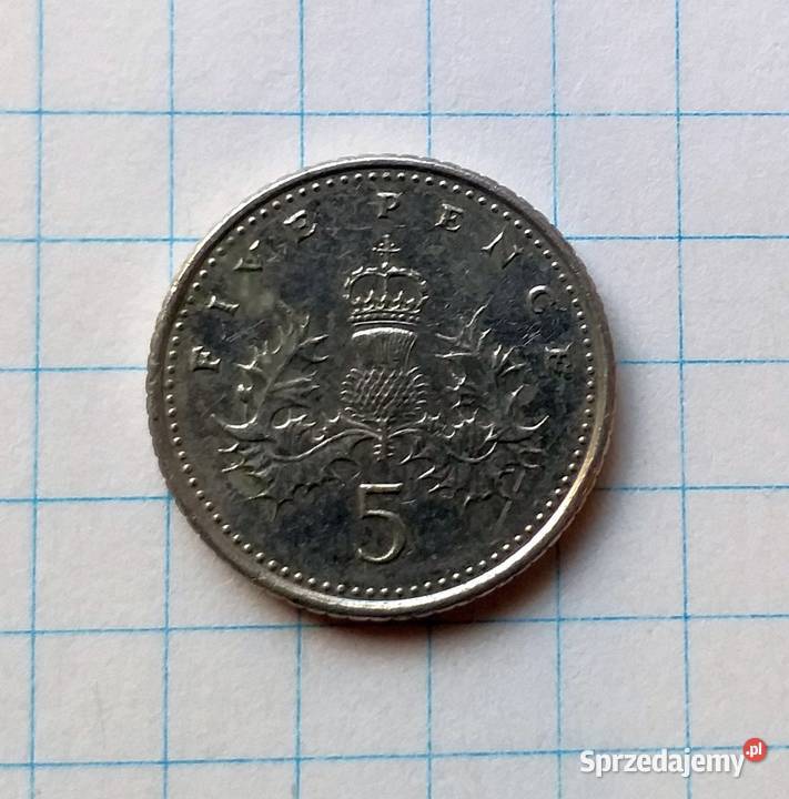 5 PENSÓW FIVE PENCE 2006 WIELKA BRYTANIA lubelskie