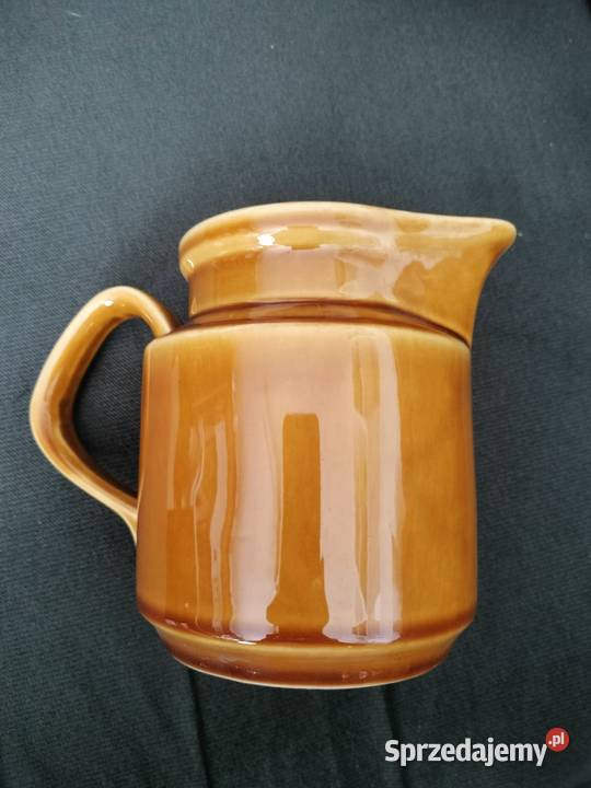 Dwa dzbanki Mirostowice PRL zestaw Choszczno