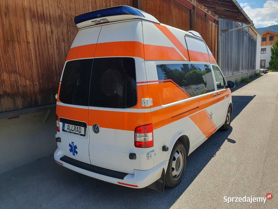 Ambulans karetka VW T5 Lift 4Motion 4x4 20TDI Volkswagen Gniezno sprzedam