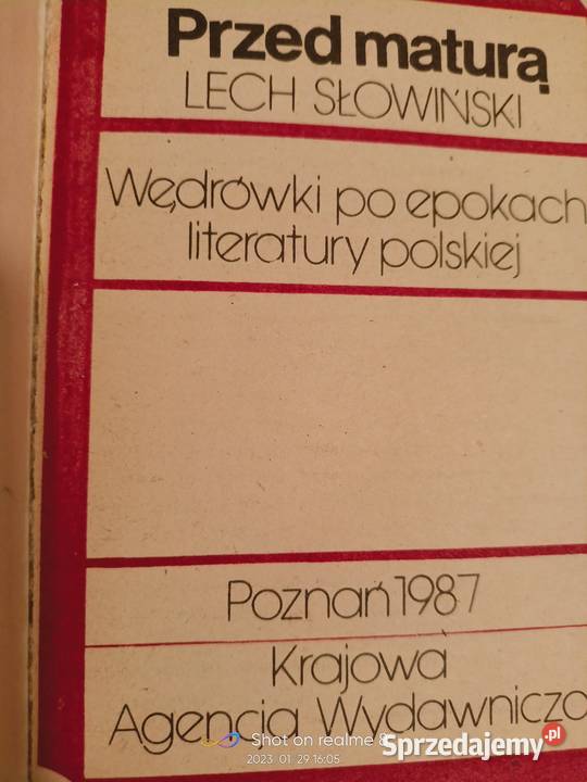 Słowiński Wędrówki epokach księgarnia Praga miękka Warszawa sprzedam