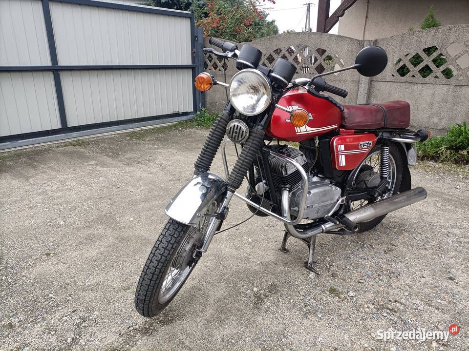 Jawa 350 zarejestrowana uszkodzony kujawsko-pomorskie Padniewko