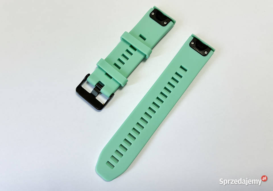 Pasek silikonowy do zegarka Garmin 22mm Miętowa Akcesoria do zegarków Warszawa