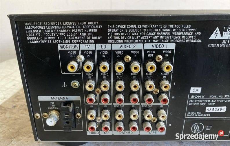 Wzmacniacz Amlituder sony STRD956 Rypin