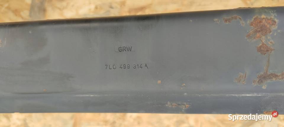 TRAWERS SANKI WÓZEK PRZÓD AUDI Q7 4L 7L0499314A Zawieszenie silnika Przystajń