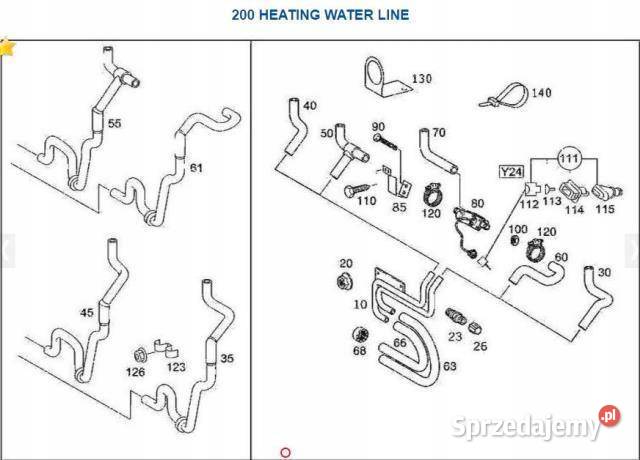 WĄŻ RURA WODY MERCEDES ACTROS 942 A9418320423