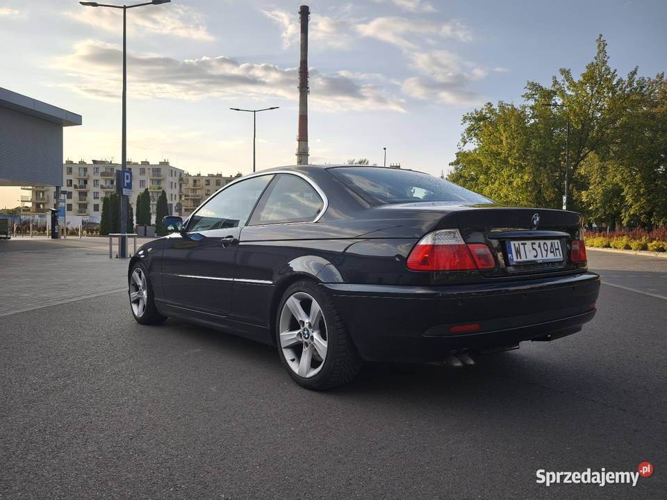 BMW E46 polift coupe czarny Warszawa