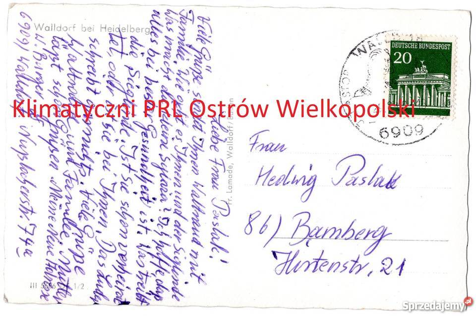 Pocztówka Post Card Walldorf bei Heidelberg Bielsko-Biała