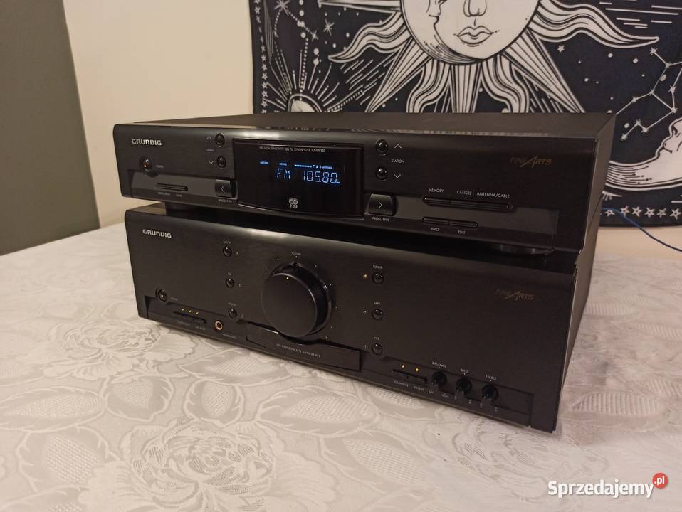 Zestaw wzmacniacz Grundig V23 FineArts tuner dolnośląskie Kamienna Góra